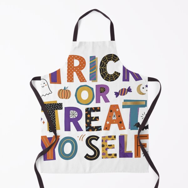 Item preview, Trick or Treat Yo Self Halloween Typography designed and sold by MOCH- ART.