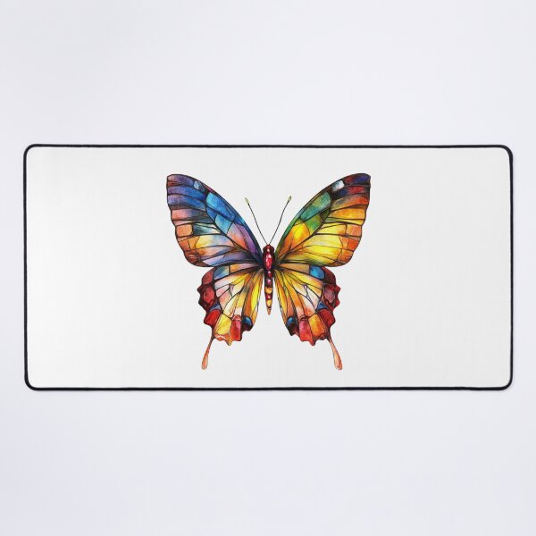 Item preview, Colorful Butterfly on White Background designed and sold by jierrfan.