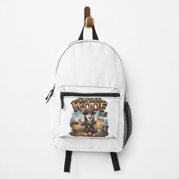 Item preview, Pirate Dog Husky Treasure Adventure Art designed and sold by pradeepvisuals.