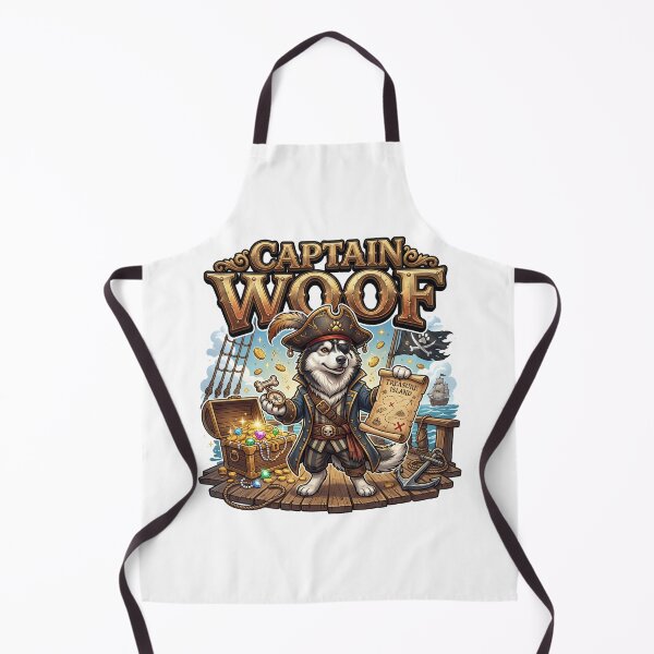 Item preview, Pirate Dog Husky Treasure Adventure Art designed and sold by pradeepvisuals.