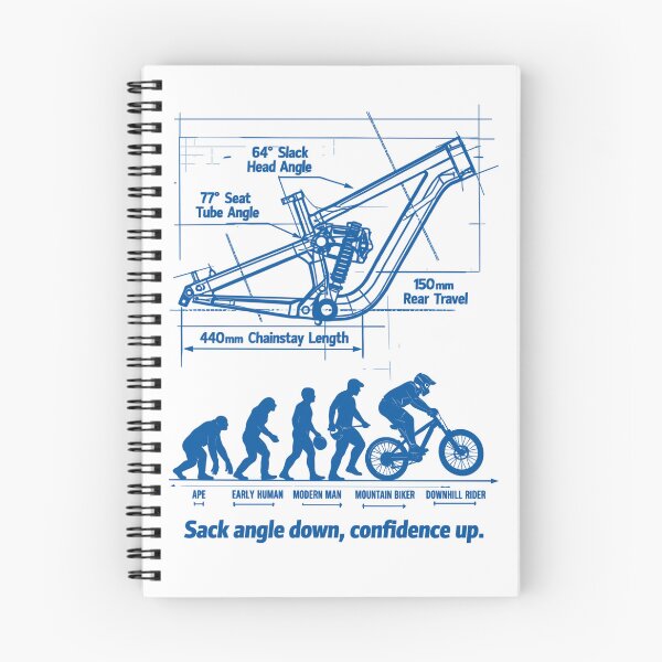 Item preview, MTB Evolution Blueprint: Full Suspension Downhill designed and sold by Pineapple-Tree.