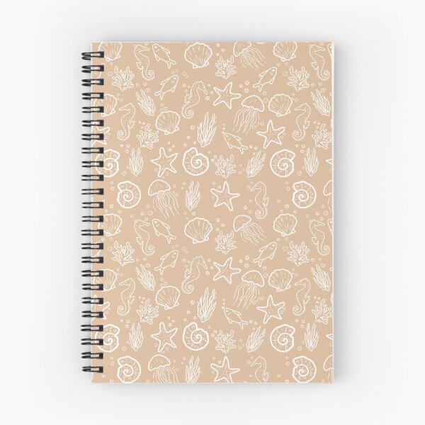 Item preview, Beige Sea Life Seamless Pattern  designed and sold by SbRandomLab.