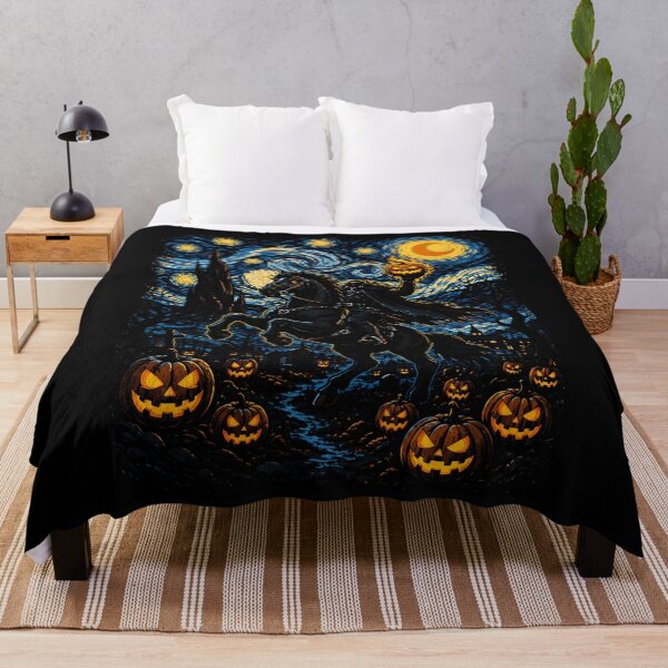 Item preview, Spooky Horseman with Jack-o'-Lanterns Design Halloween designed and sold by rafaeltto.