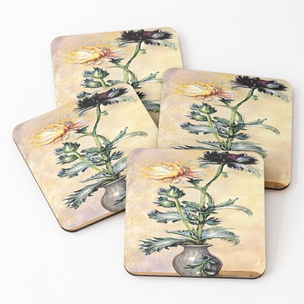 Item preview, Red and Pink Poppies: A Vibrant Impressionist Celebration of Blooming Wildflowers designed and sold by artdesignsnow.