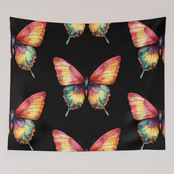 Item preview, Vibrant Rainbow Butterfly designed and sold by jierrfan.