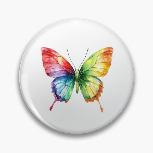Item preview, Vibrant Rainbow Butterfly designed and sold by jierrfan.
