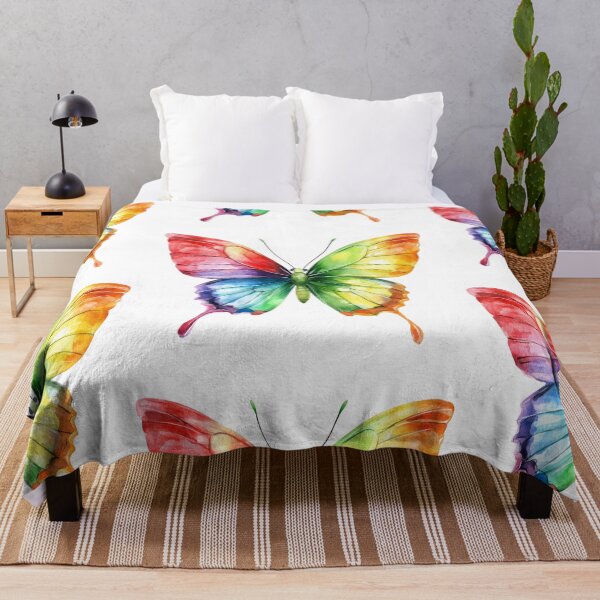 Item preview, Vibrant Rainbow Butterfly designed and sold by jierrfan.
