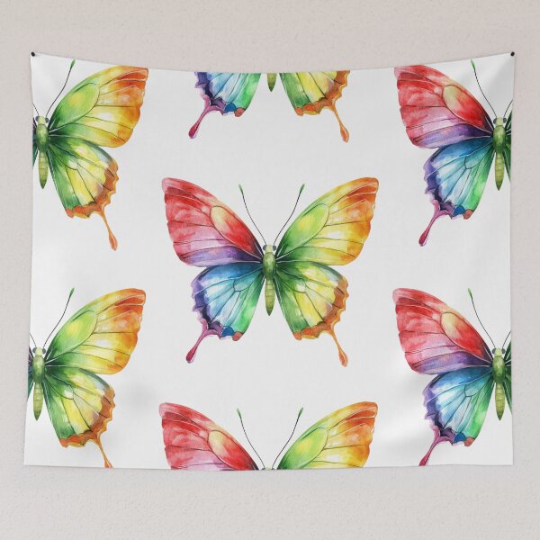 Item preview, Vibrant Rainbow Butterfly designed and sold by jierrfan.