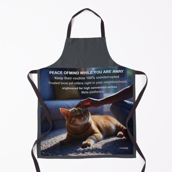 Item preview, Peace of Mind Pet Sitter Poster: Twilight Cat Lap Meditation Canvas designed and sold by Creative-RE.