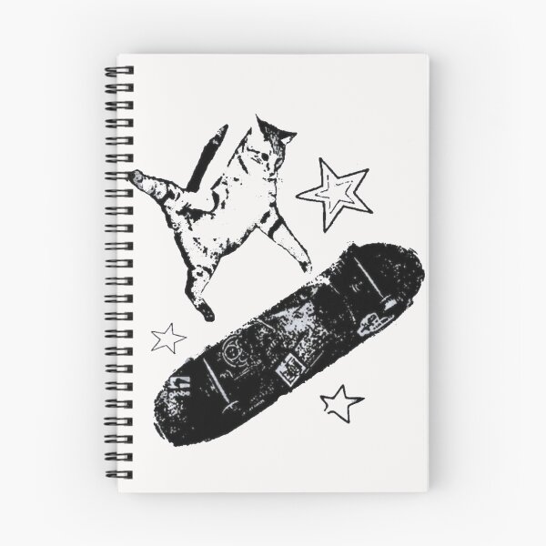 Item preview, Skateboard Cat Y2K – Vintage 90s Grunge Skater Cat designed and sold by Gbriel3.