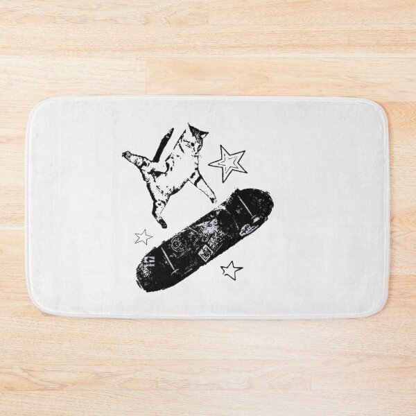Item preview, Skateboard Cat Y2K – Vintage 90s Grunge Skater Cat designed and sold by Gbriel3.