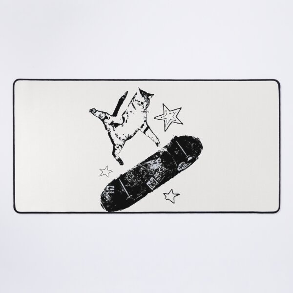 Item preview, Skateboard Cat Y2K – Vintage 90s Grunge Skater Cat designed and sold by Gbriel3.