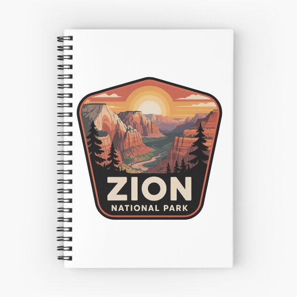 Item preview, Zion National Park Vintage Travel Badge designed and sold by Teelogic.
