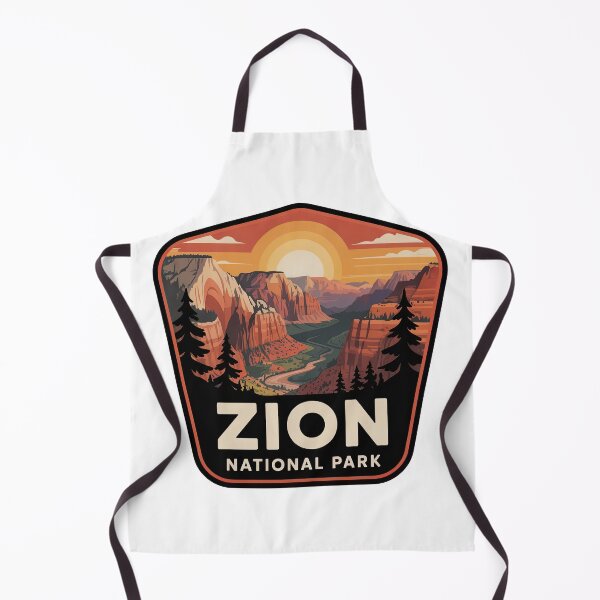 Item preview, Zion National Park Vintage Travel Badge designed and sold by Teelogic.