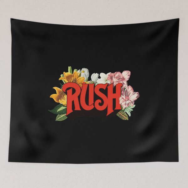 Item preview, Rush Floral Rock Band designed and sold by GWARTUKSTORE.