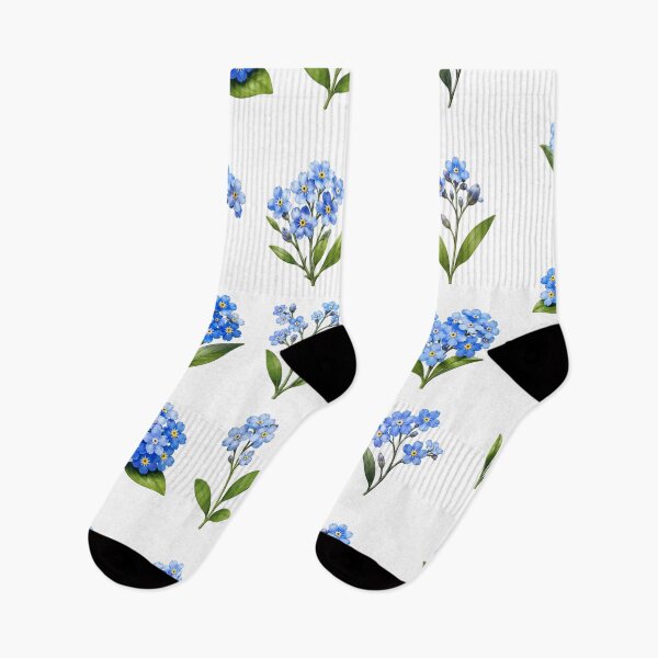 Item preview, Blue Forget Me Not Flower Bouquet Vintage Botanical Floral Aesthetic designed and sold by Rehnair.