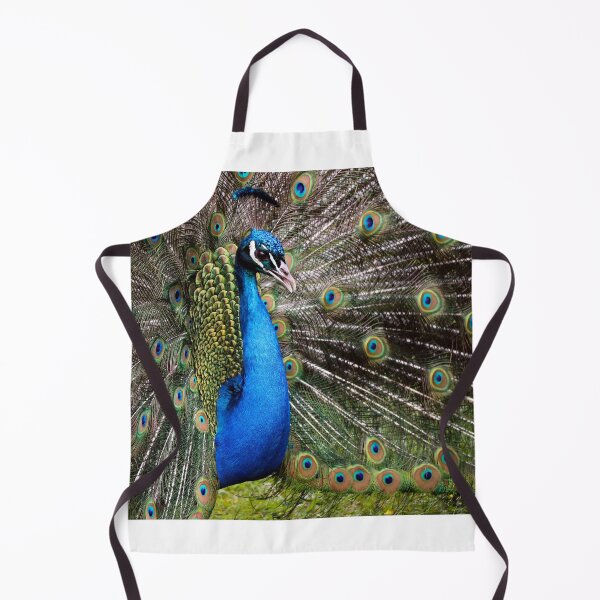 Item preview, Majestic Peacock Feathers Display Colorful Wildlife Photography designed and sold by leonwoods.
