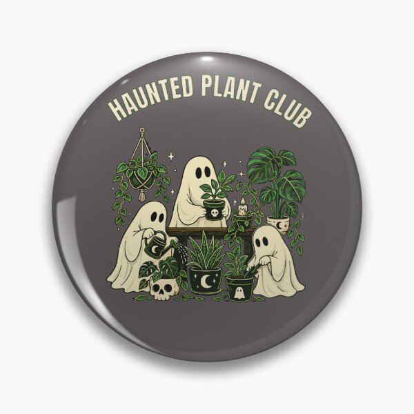 Item preview, Haunted Plant Club – Cute Halloween Ghosts & Plants designed and sold by jananinaveen.