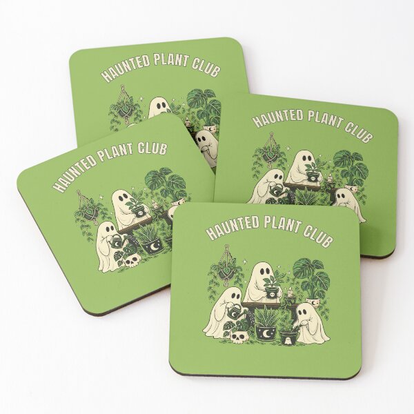 Item preview, Haunted Plant Club – Cute Halloween Ghosts & Plants designed and sold by jananinaveen.