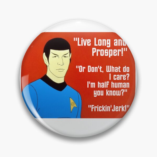 Item preview, Spock & Star Trek -- half vulcan/half human. designed and sold by Weirdly Specific.
