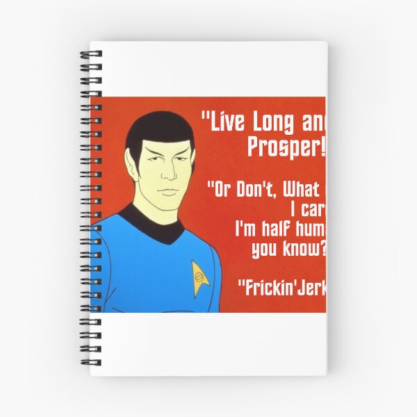 Item preview, Spock & Star Trek -- half vulcan/half human. designed and sold by Weirdly Specific.