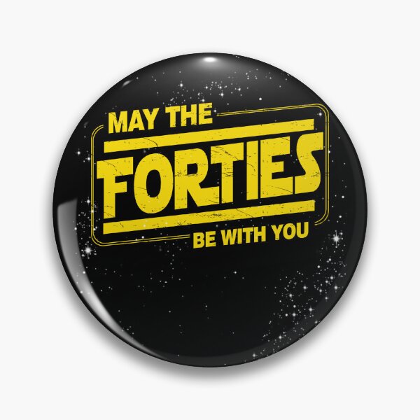 Item preview, May the Forties Be With You, 40th Year Old Funny Birthday Parody Star Gift for Anniversary, Christmas designed and sold by FernaRoje.