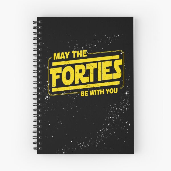 Item preview, May the Forties Be With You, 40th Year Old Funny Birthday Parody Star Gift for Anniversary, Christmas designed and sold by FernaRoje.