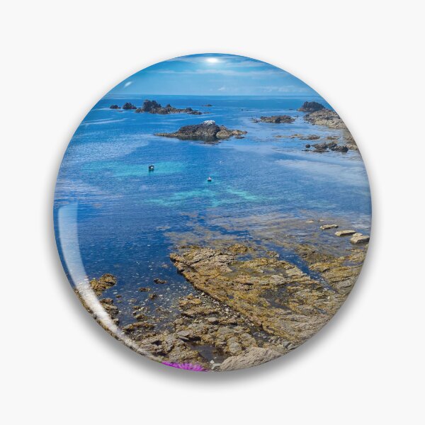 Item preview, Lizard Point Cornwall Coastal Landscape Wildflowers Photography designed and sold by leonwoods.