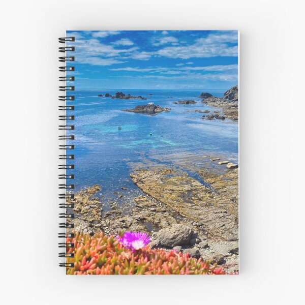 Item preview, Lizard Point Cornwall Coastal Landscape Wildflowers Photography designed and sold by leonwoods.