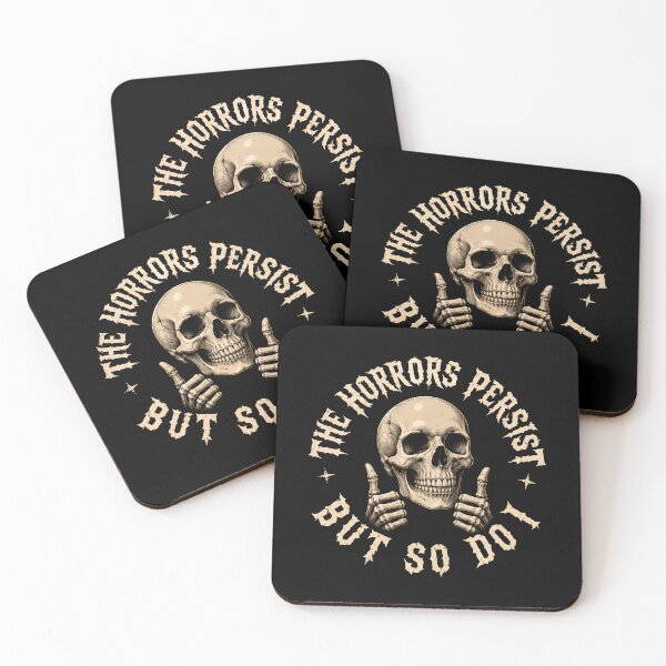 Item preview, Skull with Thumbs Up and Bold Typography Halloween designed and sold by rafaeltto.