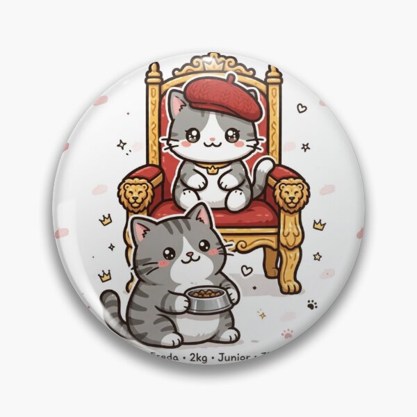Item preview, Boss Mode - Freda vs Junior 2kg vs 7kg Funny Cat Duo designed and sold by MAISON SYLVIE.