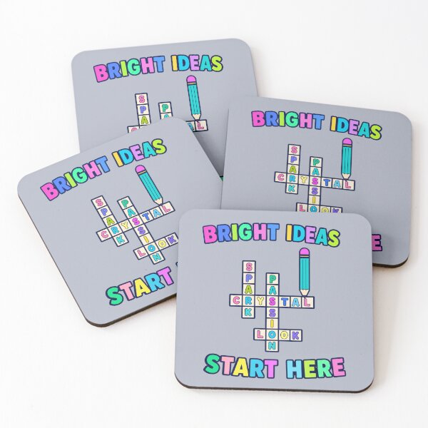 Item preview, Bright Ideas Start Here – Colorful Creative Crossword designed and sold by Aimetoi.