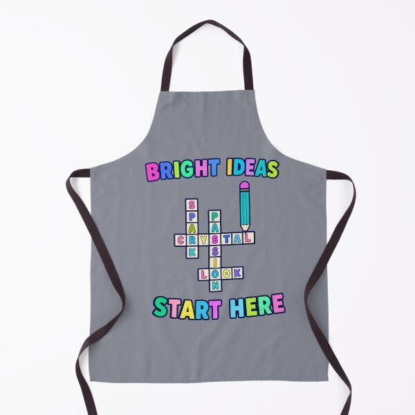 Item preview, Bright Ideas Start Here – Colorful Creative Crossword designed and sold by Aimetoi.