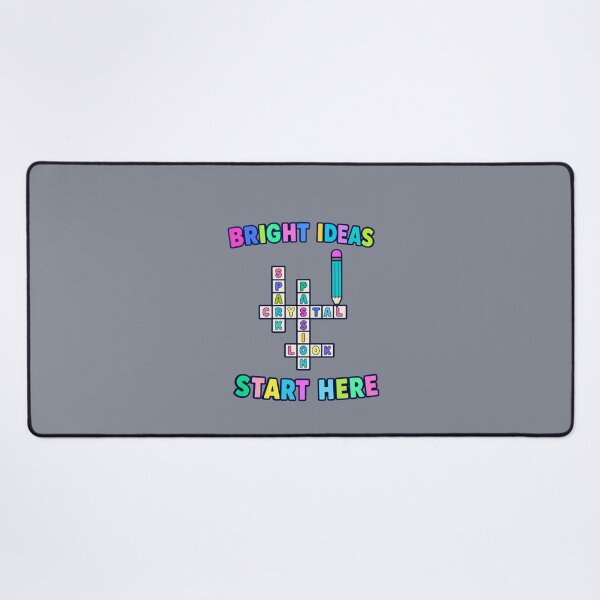 Item preview, Bright Ideas Start Here – Colorful Creative Crossword designed and sold by Aimetoi.