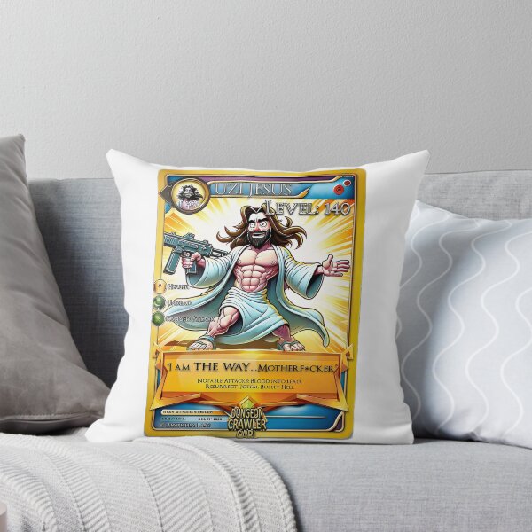 Item preview, Dungeon Crawler Carl - Uzi Jesus Meme designed and sold by MimicMiniatures.