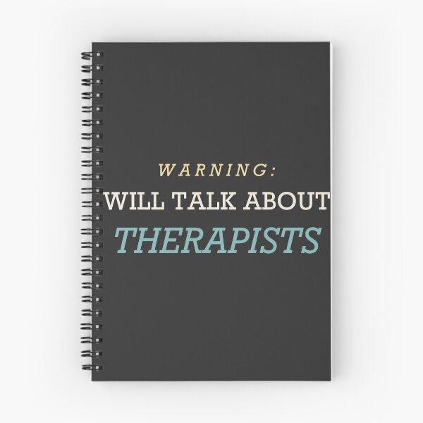 Item preview, Warning: Will Talk About Therapists - Therapist designed and sold by RetroThreadWorks.