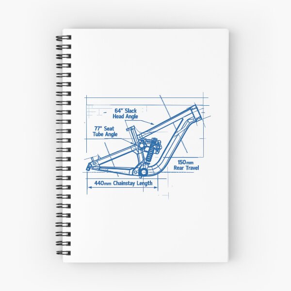 Item preview, MTB Blueprint: Full-Suspension Frame Tech designed and sold by Pineapple-Tree.