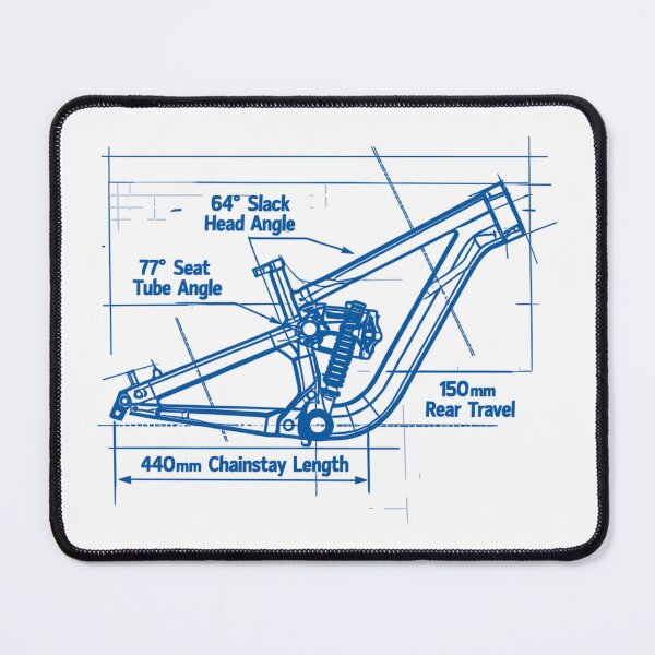 Item preview, MTB Blueprint: Full-Suspension Frame Tech designed and sold by Pineapple-Tree.