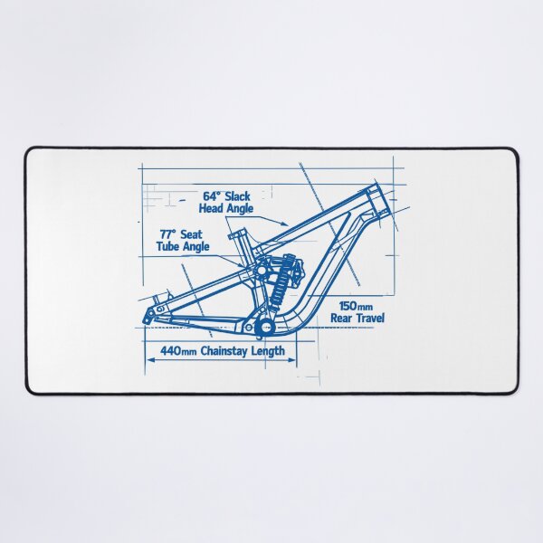 Item preview, MTB Blueprint: Full-Suspension Frame Tech designed and sold by Pineapple-Tree.