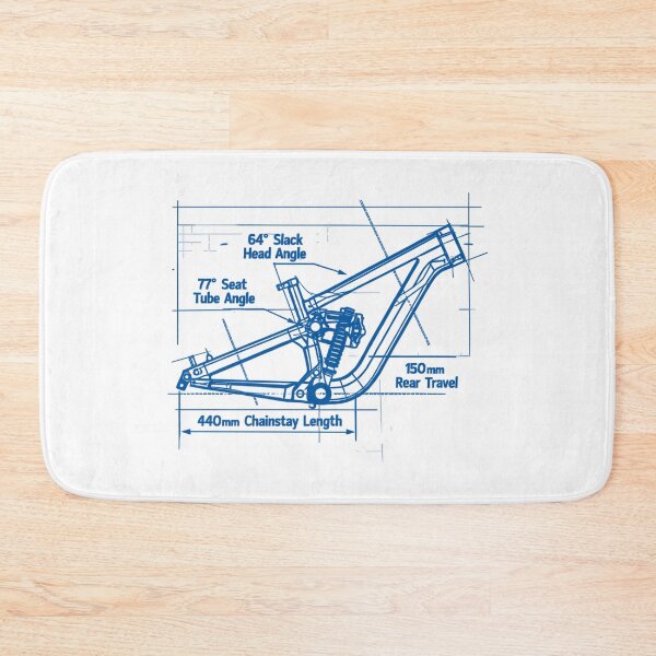 Item preview, MTB Blueprint: Full-Suspension Frame Tech designed and sold by Pineapple-Tree.