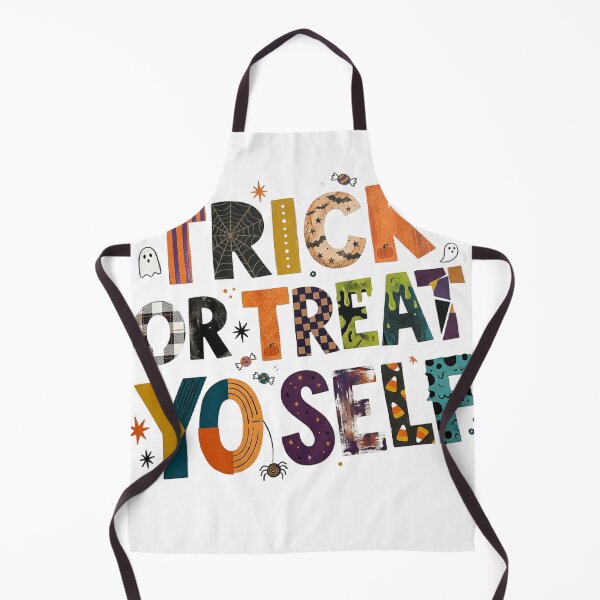 Item preview, Trick or Treat Yo Self Halloween Typography designed and sold by MOCH- ART.