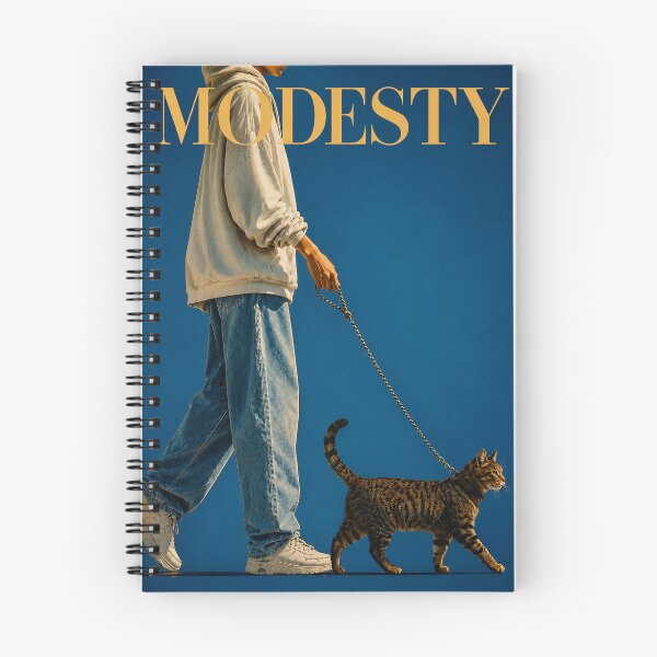 Item preview, Modesty Fashion Cat Walker Minimalist Blue Poster designed and sold by NordenPosters.