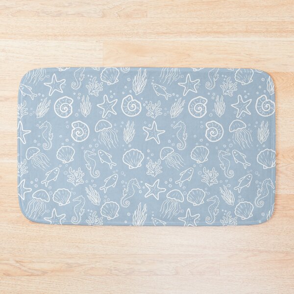 Item preview, Beige Sea Life Seamless Pattern  designed and sold by SbRandomLab.