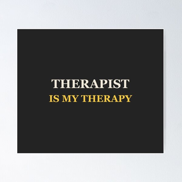 Item preview, Therapist Is My Therapy - Therapist designed and sold by RetroThreadWorks.