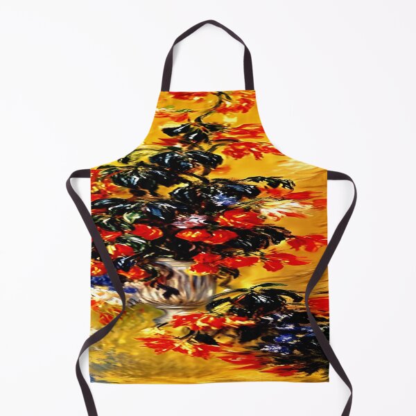 Item preview, Red Azaleas in a Pot: A Brilliant Impressionist Study of Vibrant Blossoms designed and sold by artdesignsnow.