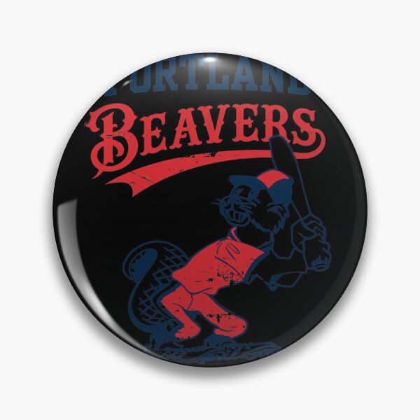 Item preview, Portland Beavers Vintage Baseball Mascot designed and sold by Loopdrawings.