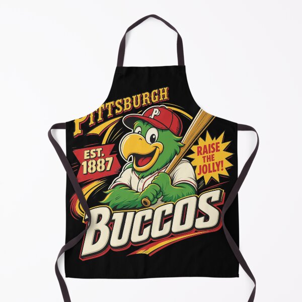 Item preview, Pittsburgh Buccos Baseball Parrot Retro Art designed and sold by Loopdrawings.