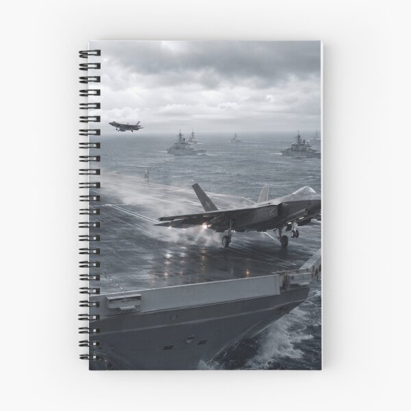 Item preview, Modern Aircraft Carrier & Stealth Fighter in Stormy Pacific | Naval Aviation Military Art designed and sold by Element Horizon Studio.