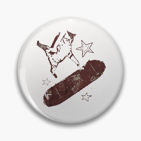 Item preview, Skateboard Cat Y2K – Vintage 90s Grunge Skater Cat designed and sold by Gbriel3.