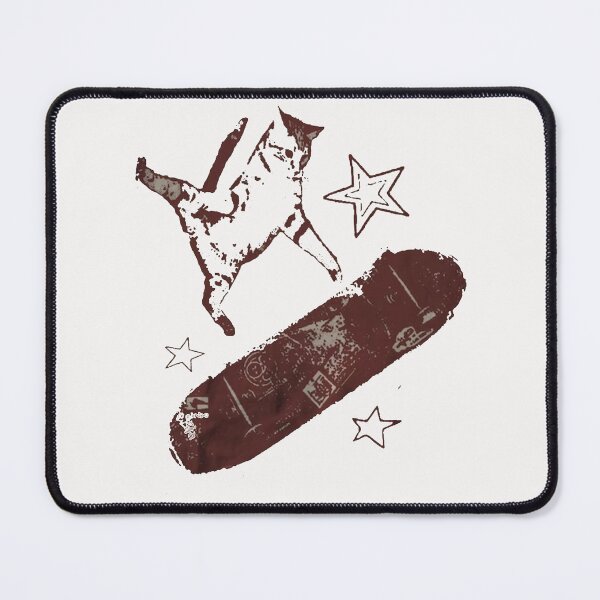 Item preview, Skateboard Cat Y2K – Vintage 90s Grunge Skater Cat designed and sold by Gbriel3.